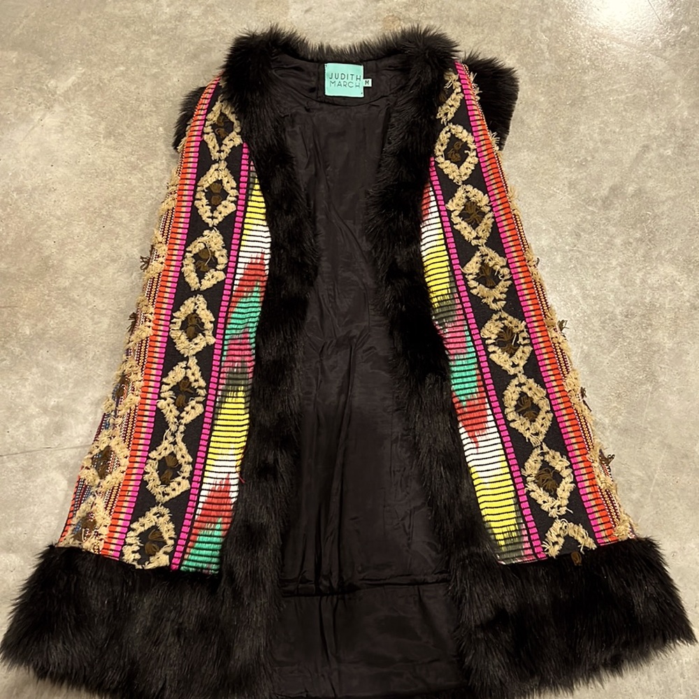 Beautiful and colorful Judith March vest